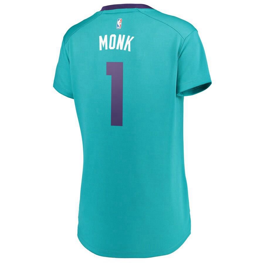 Charlotte Hornets Malik Monk Fanatics Branded Replica Fast Break Icon Jersey Womens - Blue | Ireland U1254I0