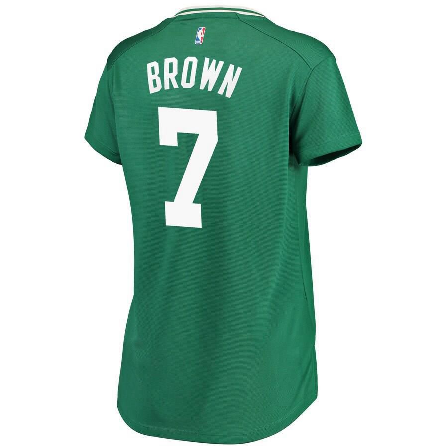 Boston Celtics Jaylen Brown Fanatics Branded Replica Fast Break Icon Jersey Womens - Green | Ireland E9428J5